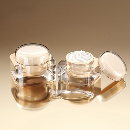 Eye cream jar and eye repair balms