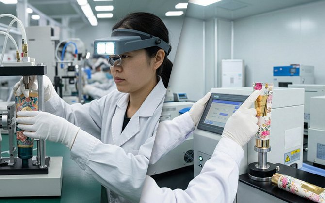 Sunronpack quality control and automated cosmetic tube production facility