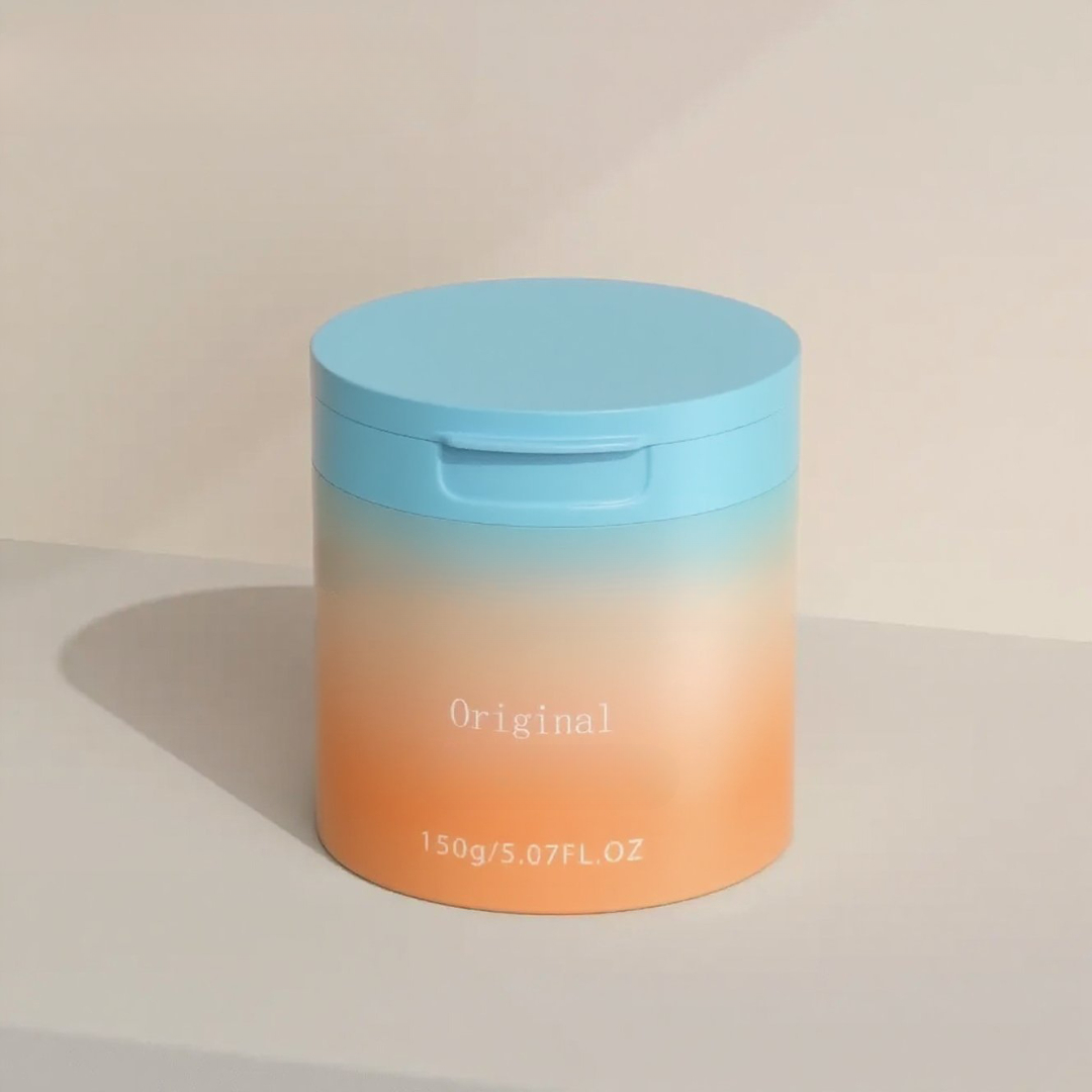 Gradient effect on glass jar