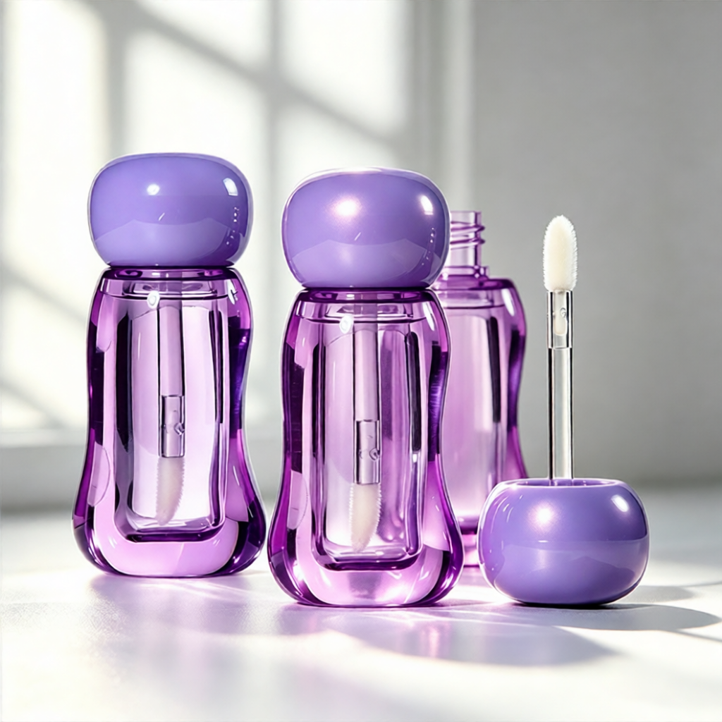 sunronpack Custom Lip Gloss Tube Packaging Assembly