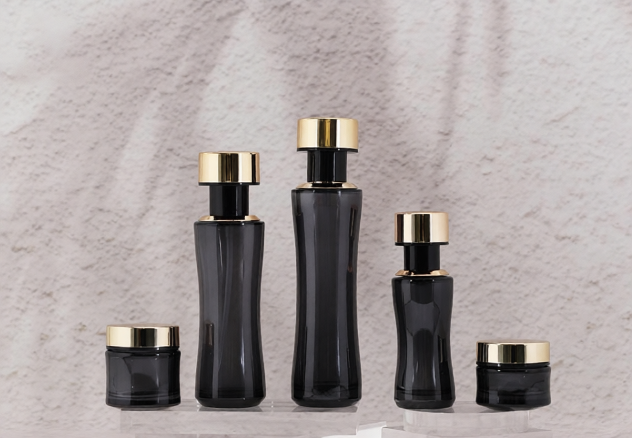 Sunronpack premium custom skincare glass bottles and packaging manufacturing