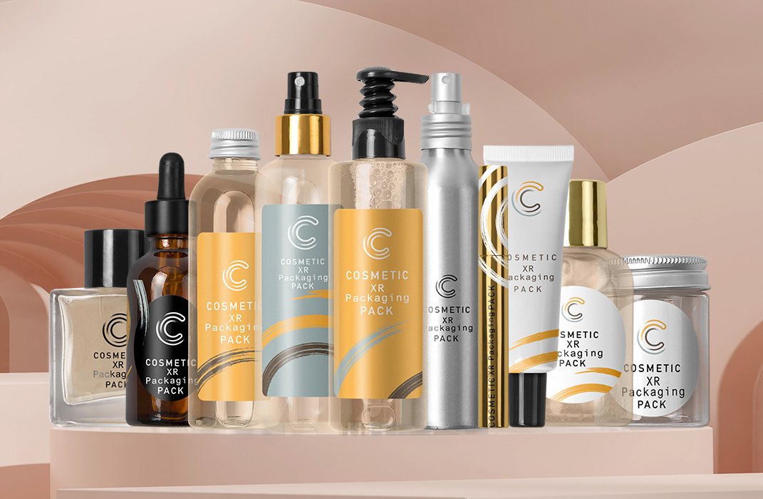 Skincare bottle packaging for serums, lotions, creams, and facial mists