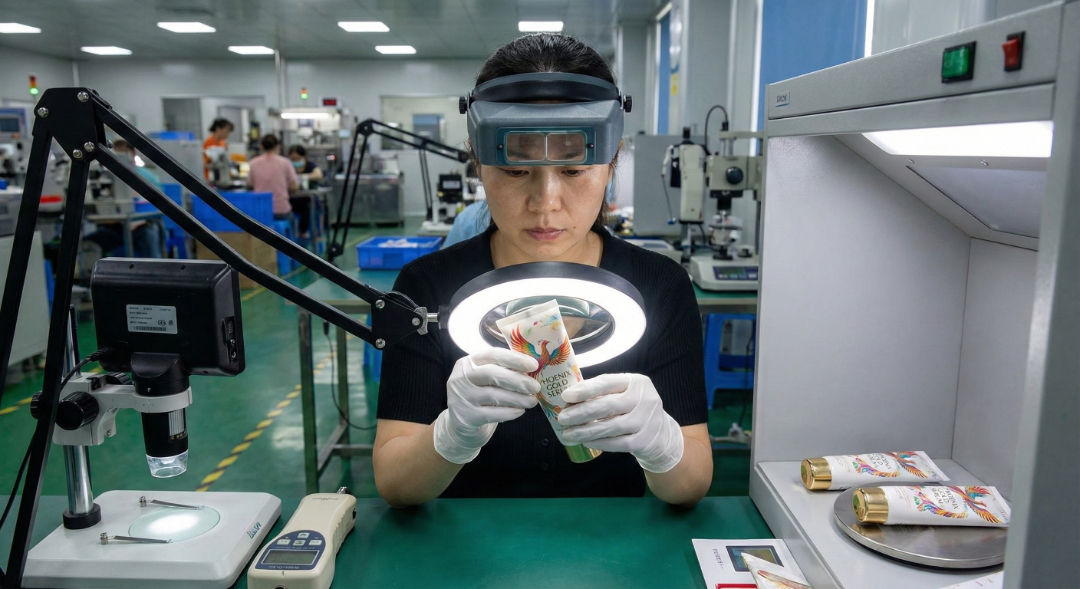 sunronpack custom packaging sampling and cosmetic packaging production flow verification