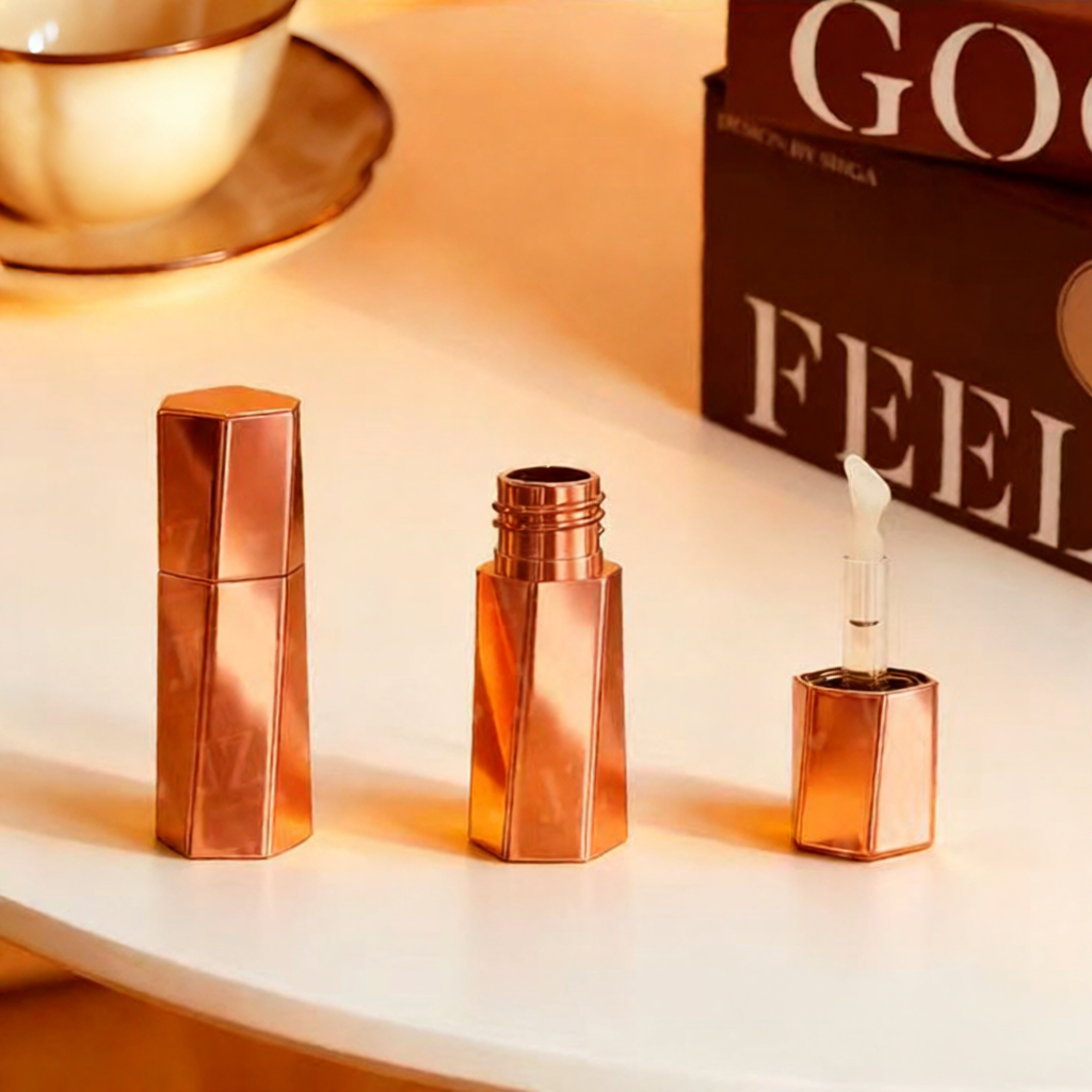 Sunronpack retail packaging and secondary display containers for lip gloss