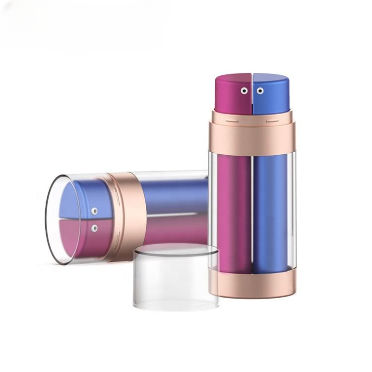 Airless bottles for serums and active skincare ampoules