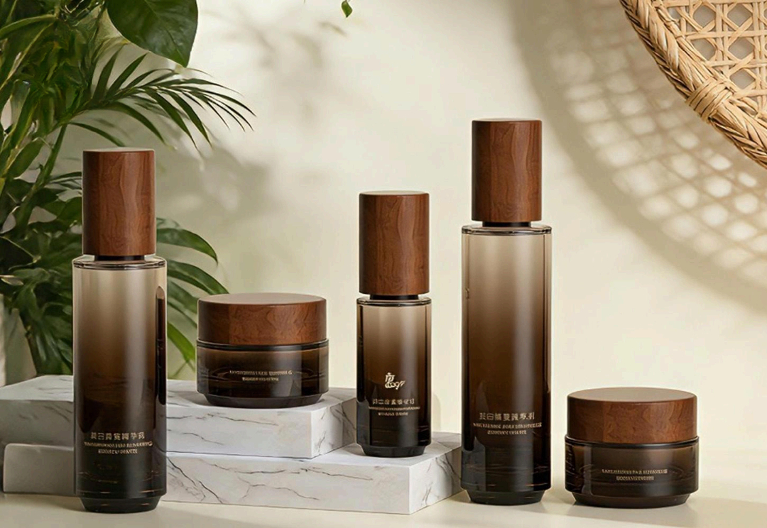 Sunronpack premium glass skincare packaging