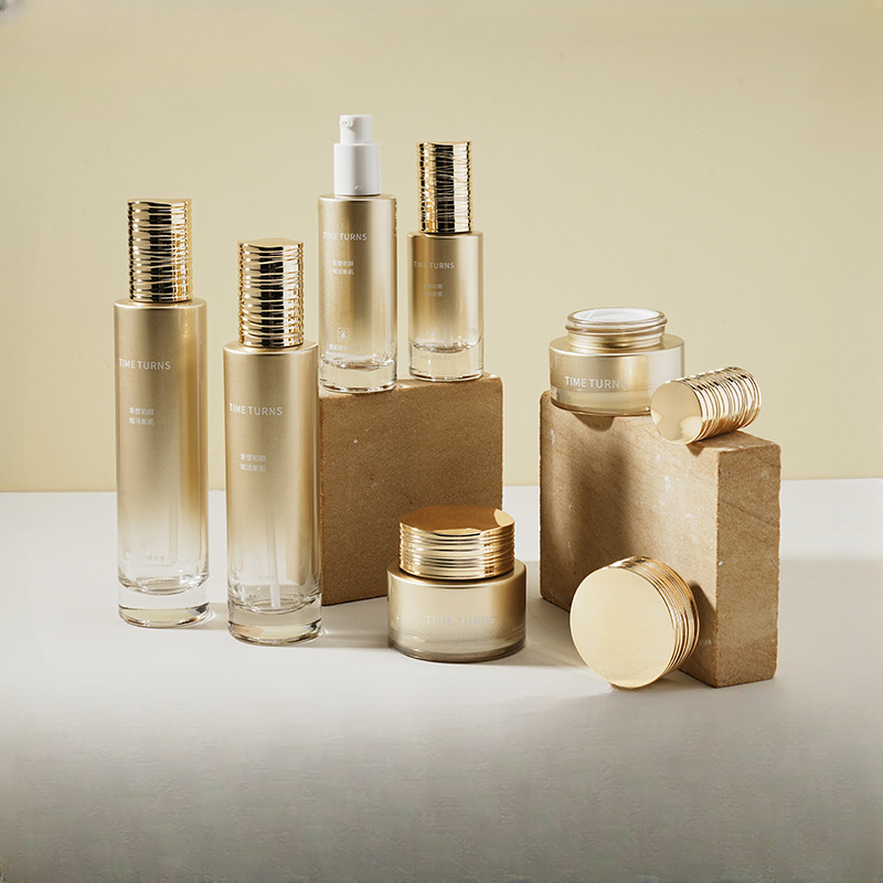 Luxury skincare glass jars for brand sets and limited editions