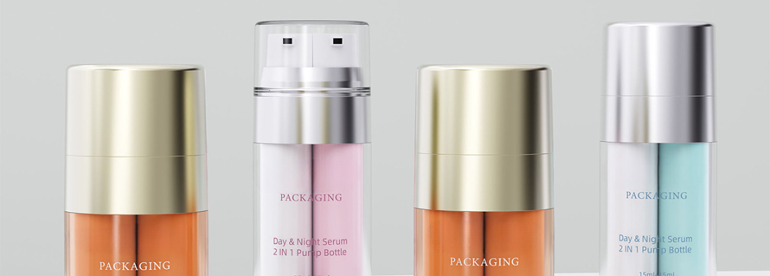 Medical aesthetic airless packaging for face cream