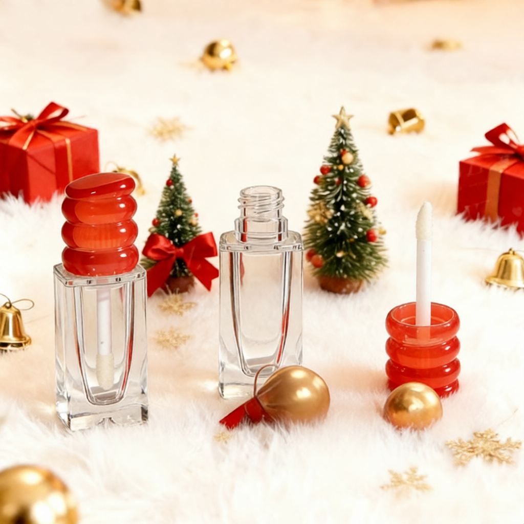 Custom glass cosmetic packaging samples