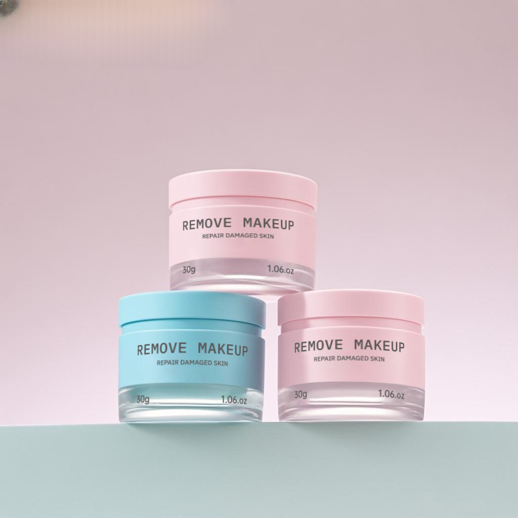 Spraying color treatment on cosmetic jars