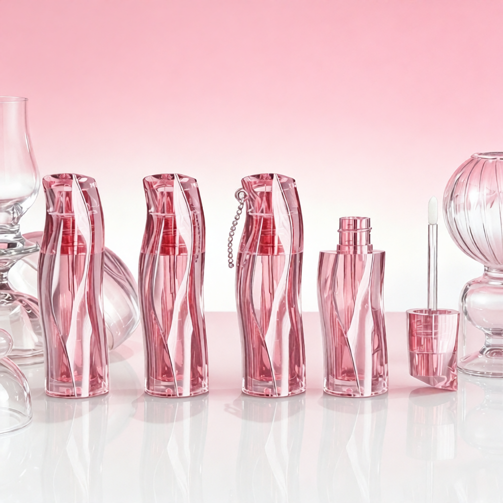 sunronpack custom lip gloss container production and sampling process