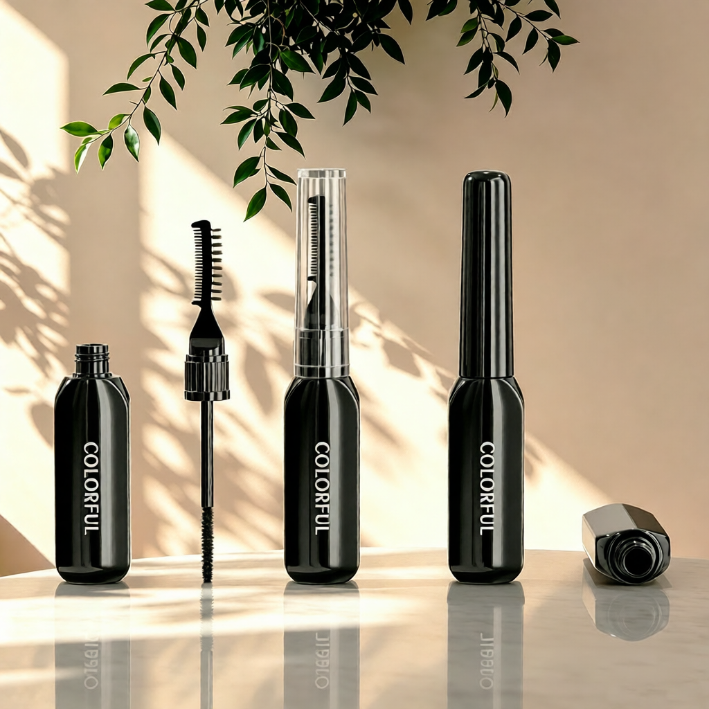 Mascara and eyeliner tube selection comparison and engineering specifications by sunronpack