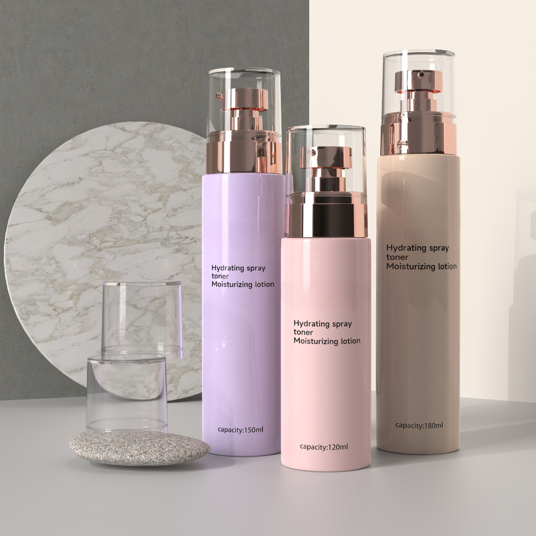 Sunronpack plastic lotion bottles and custom cosmetic packaging containers
