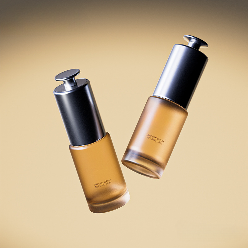 Skincare glass bottles for serum formulations