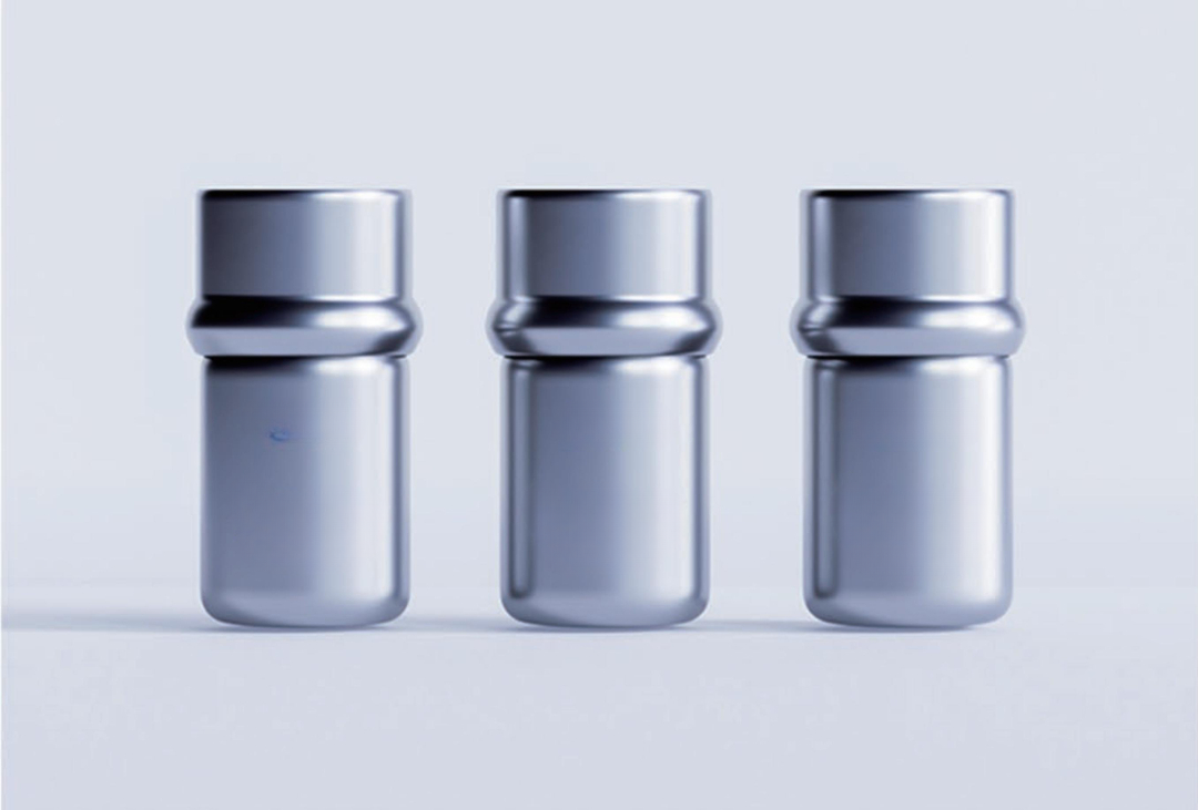Differentiated hero SKUs in luxury glass cosmetic tubes