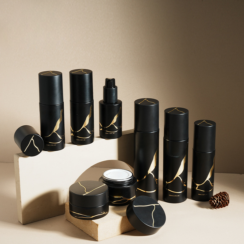 Custom Cosmetic Packaging production showcasing cosmetic bottles, tubes, and jars