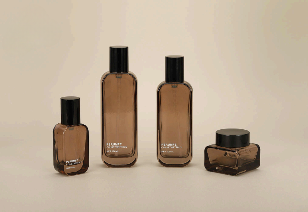 Amber and Custom Colored Glass Bottles