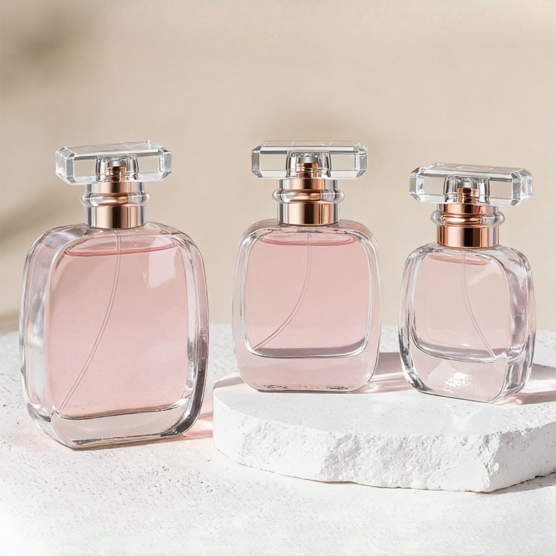 Soft Curved Arc Faced Fragrance Bottle Design