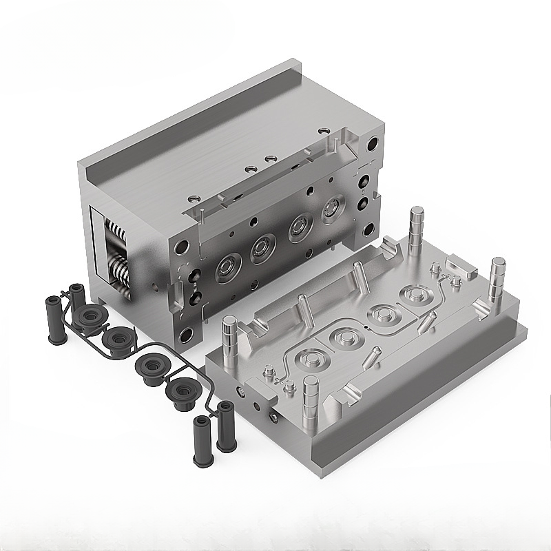 Cosmetic bottle mold tooling precision design