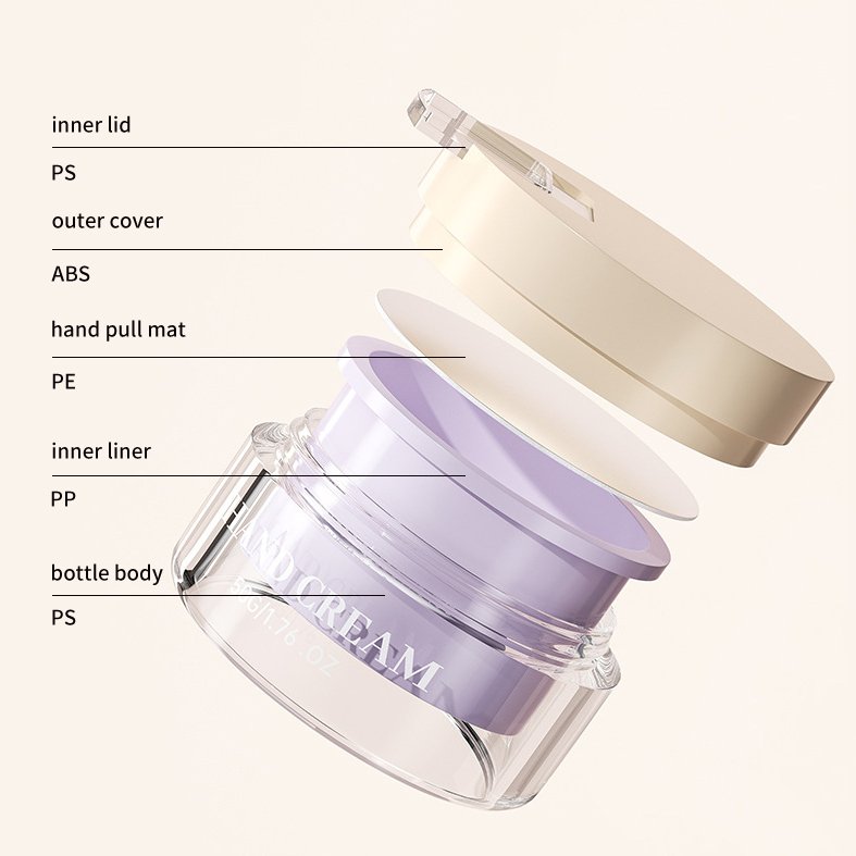 sunronpack commercial cosmetic jar matching scenarios and material compatibility chart