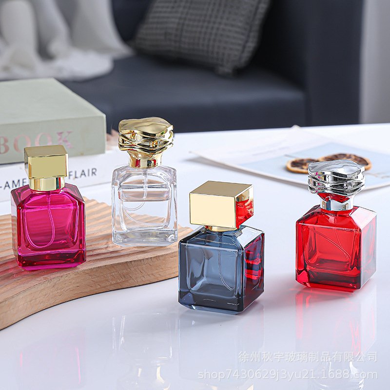 Sunronpack custom perfume glass bottles and matching packaging components