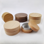 Bamboo Glass Cosmetic Jar Wholesale Eco Friendly Packaging