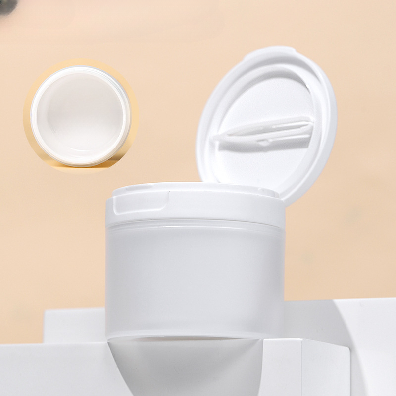 Convenient snap-on quick sealing lid for cosmetic jars