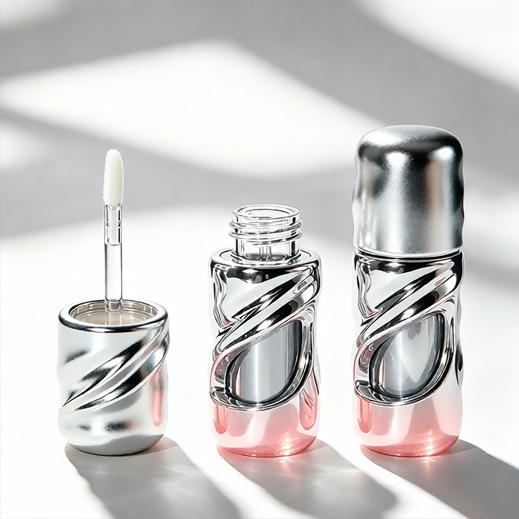 Custom lip gloss tube manufacturing and decorative finishing by sunronpack