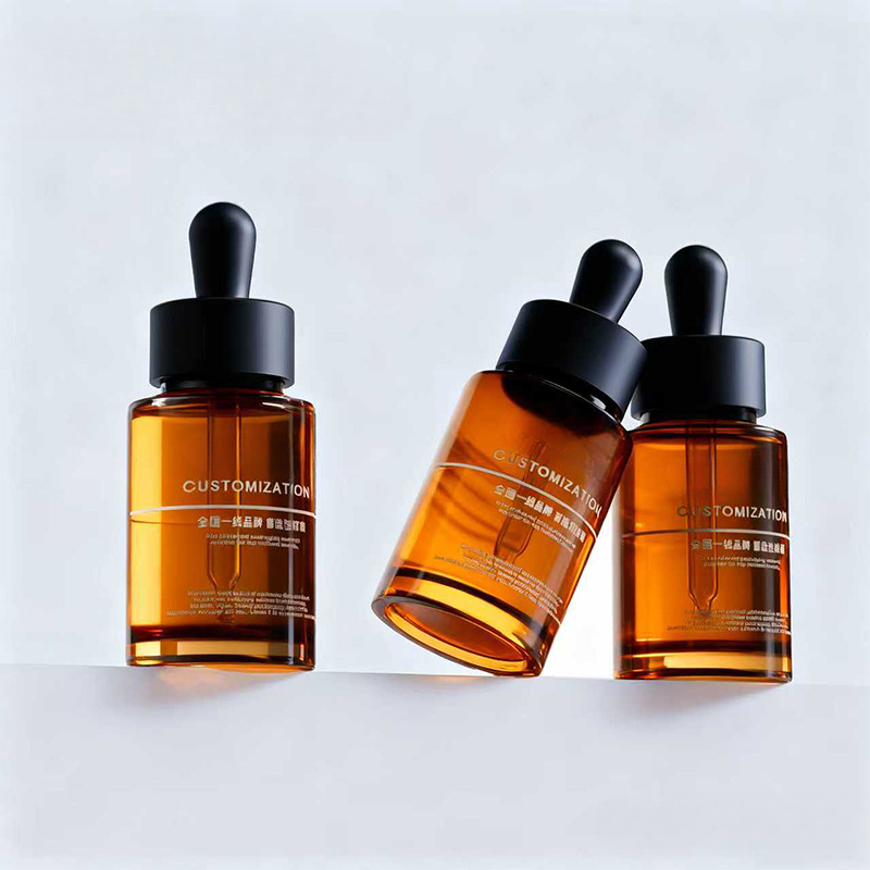 Premium facial oil in leak-proof dropper bottle