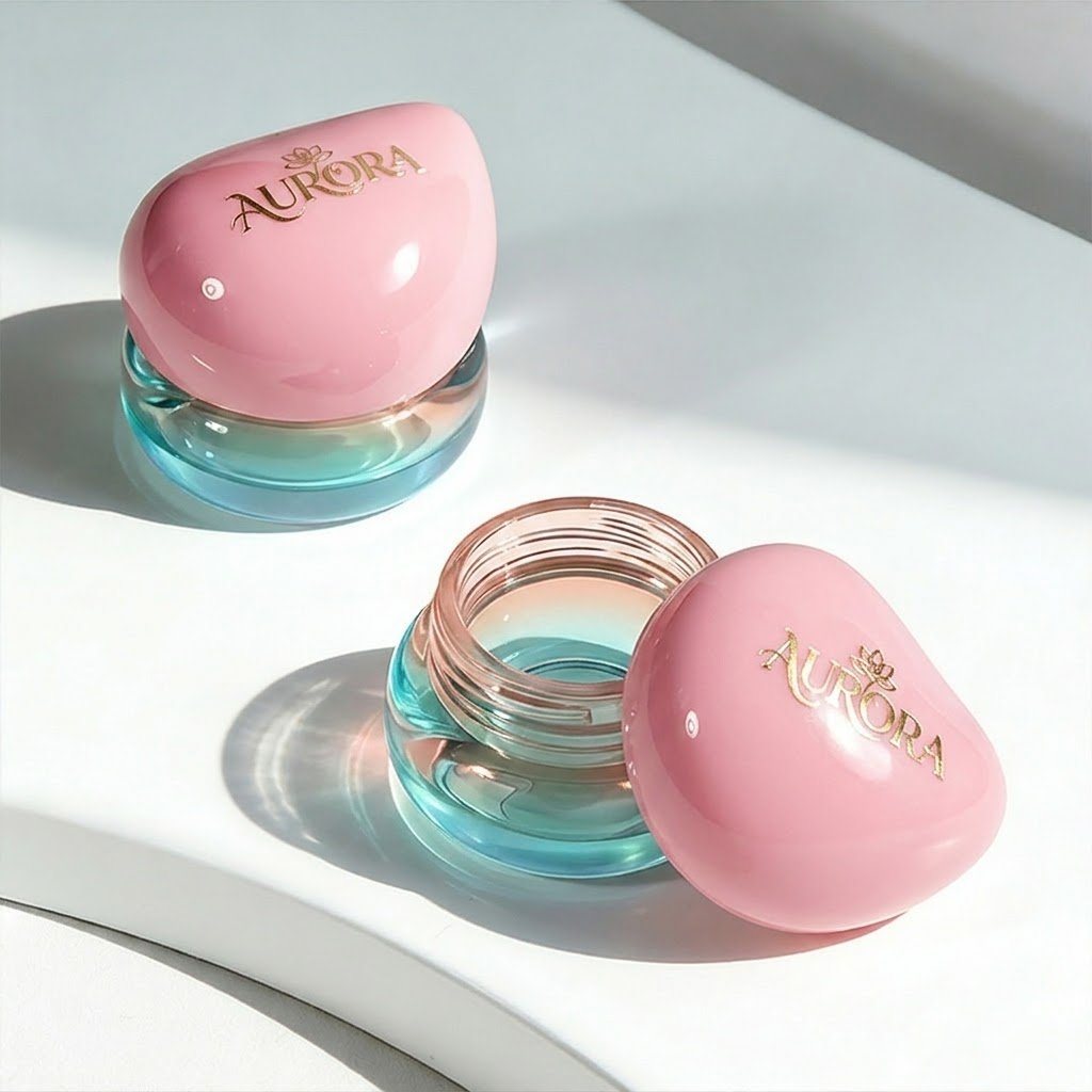 Custom cosmetic packaging surface finishing display