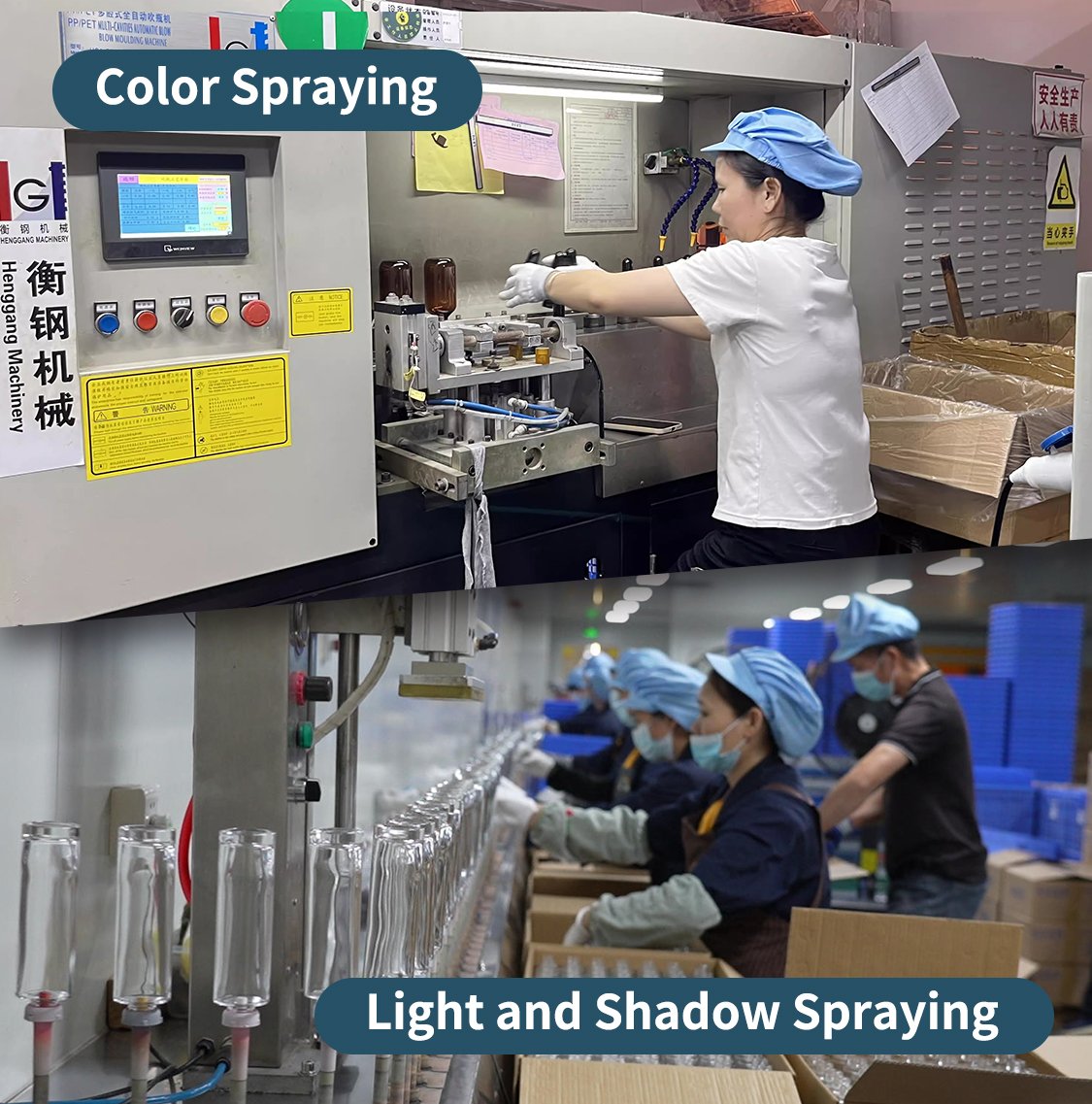 Sunronpack cosmetic packaging quality control inspection facility