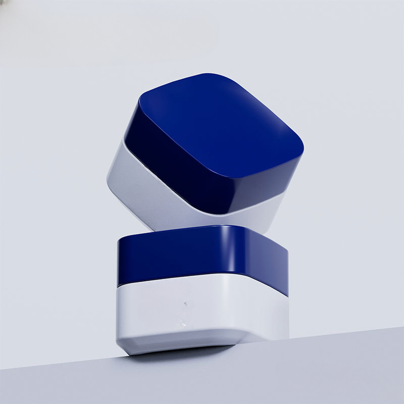 Square Plastic Cream Jars
