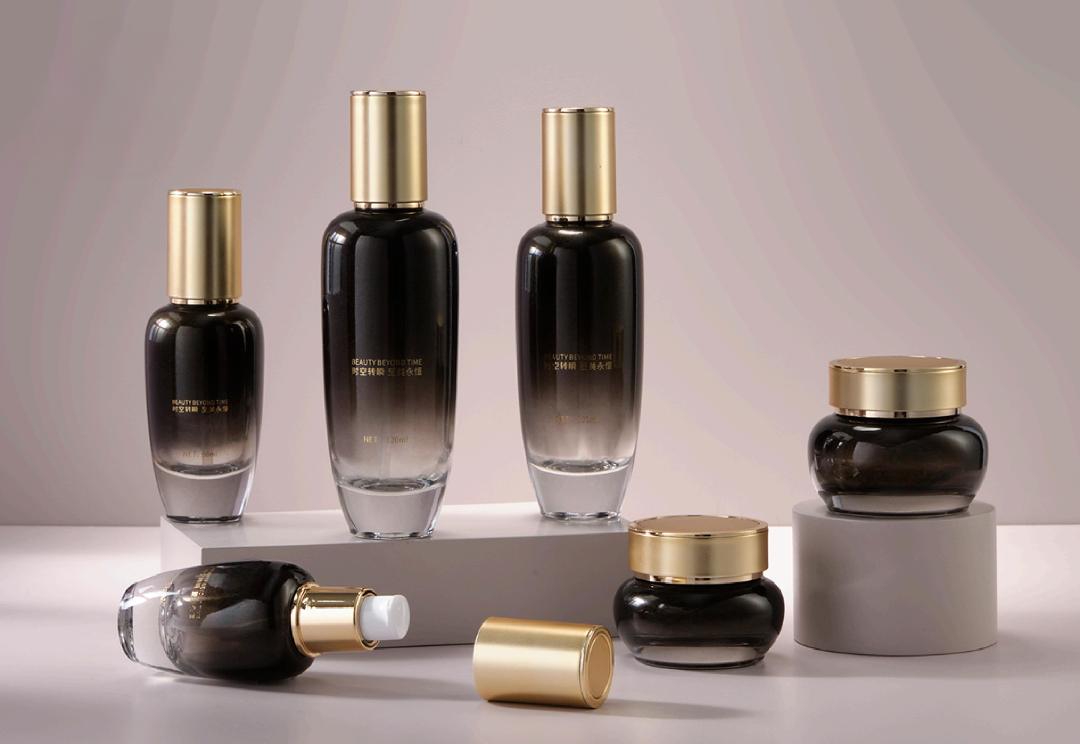 Heavy-Bottom Luxury Glass Cosmetic Bottle