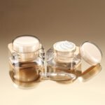 Clear Cosmetic Glass Jars Bulk Wholesale with Lids