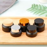 Black Cosmetic Glass Jar Guide UV Protection and Sizes