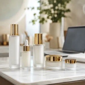 ODM Glass Cosmetic Jar for Skincare Custom Sizes