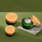 Frosted Green Glass Cosmetic Jars Wholesale and Customizatio