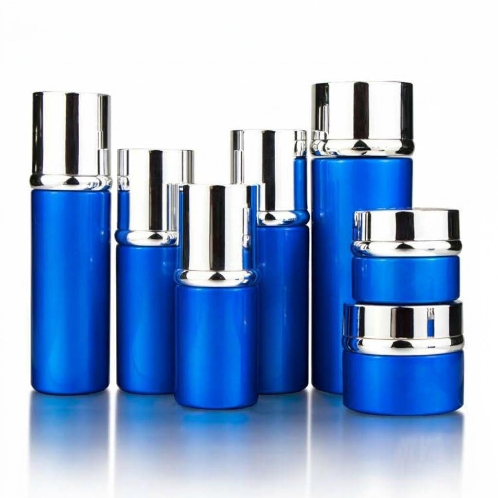 Cobalt Blue Glass Cosmetic Jars Sizes Uses and Benefits