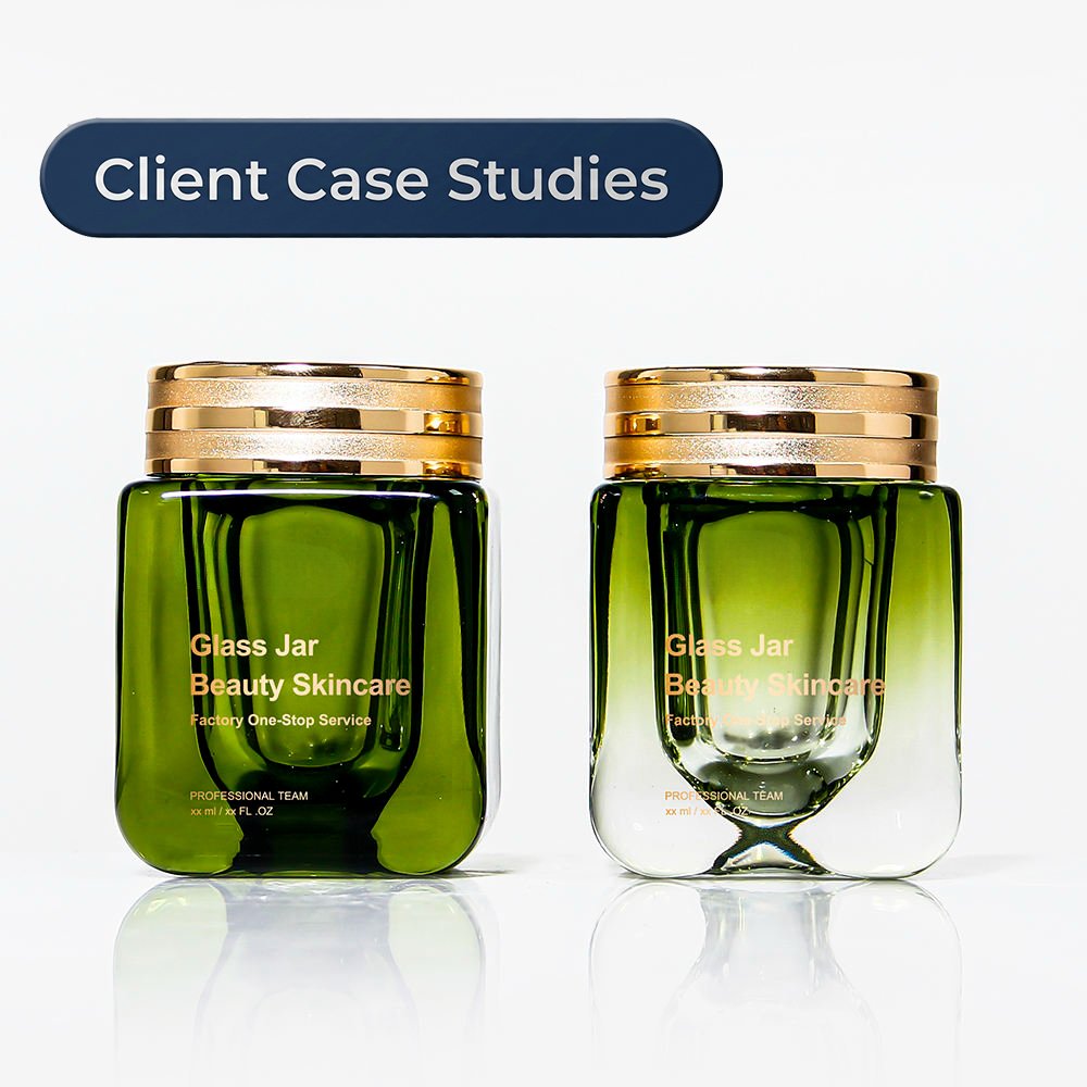 Thick Wall Glass Cosmetic Jars for Premium Skincare Packagin