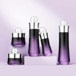 Dark Violet Glass Cosmetic Jar and Bottle Guide