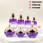 Dark Violet Glass Cosmetic Jar and Bottle Guide