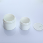 Opal White Glass Cosmetic Cream Jar for Luxury Skincare