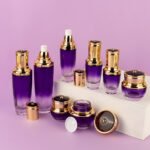 Dark Violet Glass Cosmetic Jar and Bottle Guide
