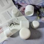 Opal White Glass Cosmetic Cream Jar for Luxury Skincare