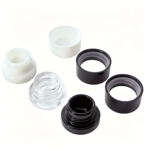 .Pots en verre de 0,25 oz pour cosmétiques et échantillons