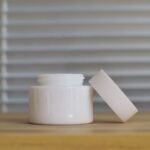 Opal White Glass Cosmetic Cream Jar for Luxury Skincare