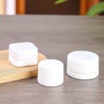 60 ml White Glass Cosmetic Jars Wholesale UV Protection