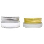 .Pots en verre de 0,25 oz pour cosmétiques et échantillons