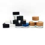 .Pots en verre de 0,25 oz pour cosmétiques et échantillons