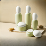 Frosted Green Glass Cosmetic Jars Wholesale and Customizatio